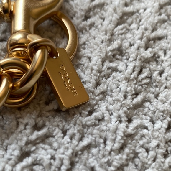 COACH Gold & Pink Cherry Charm - Picture 5 of 6